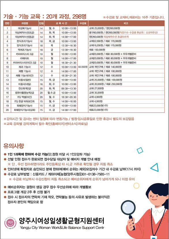 2026년도 제2기 여성교육프로그램 수강생모집 이미지7