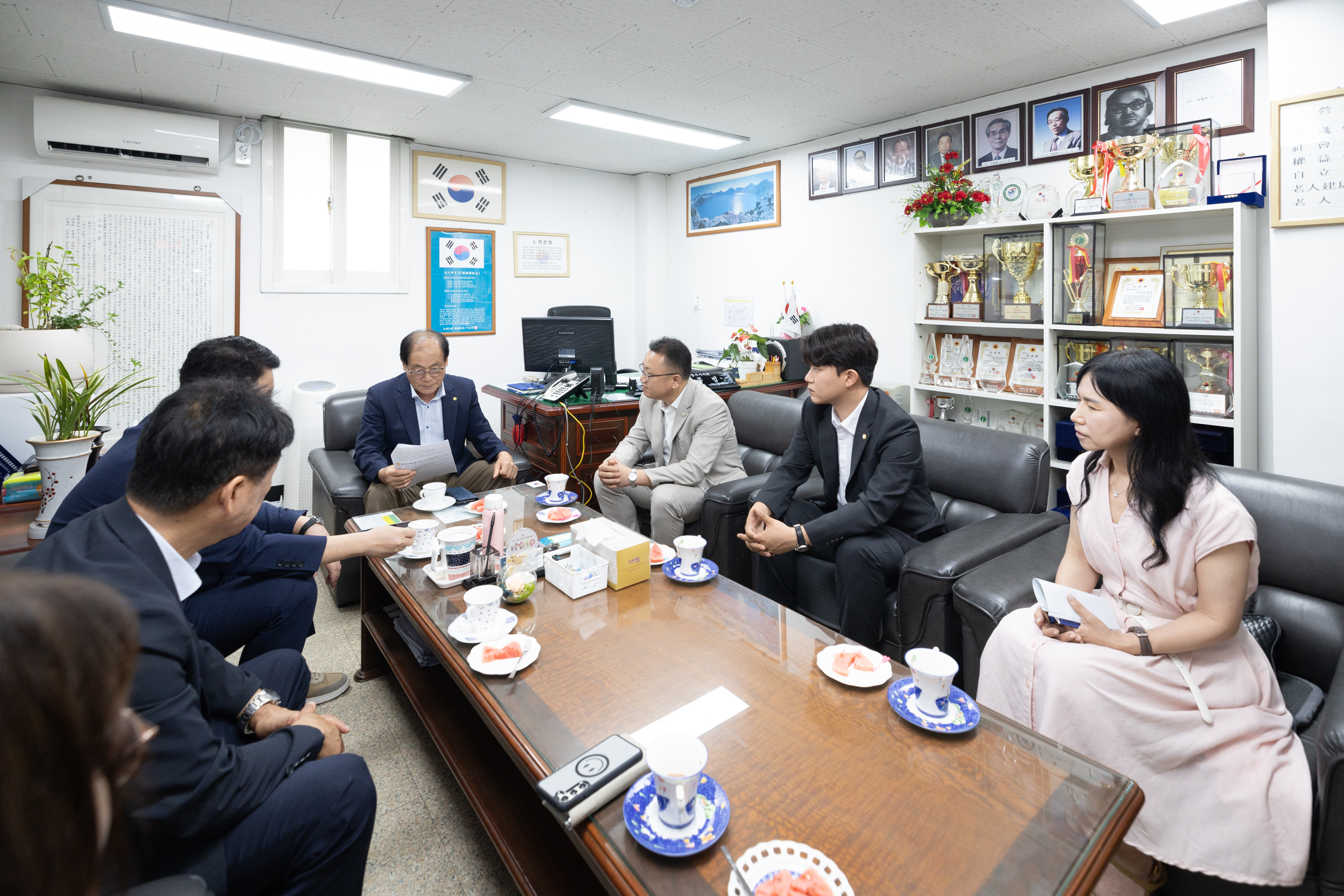 양주시의회 노인회지회 기관 방문 이미지6