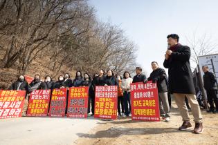 비암리 사격장 주변 피해보상 요구 집회(2) 이미지