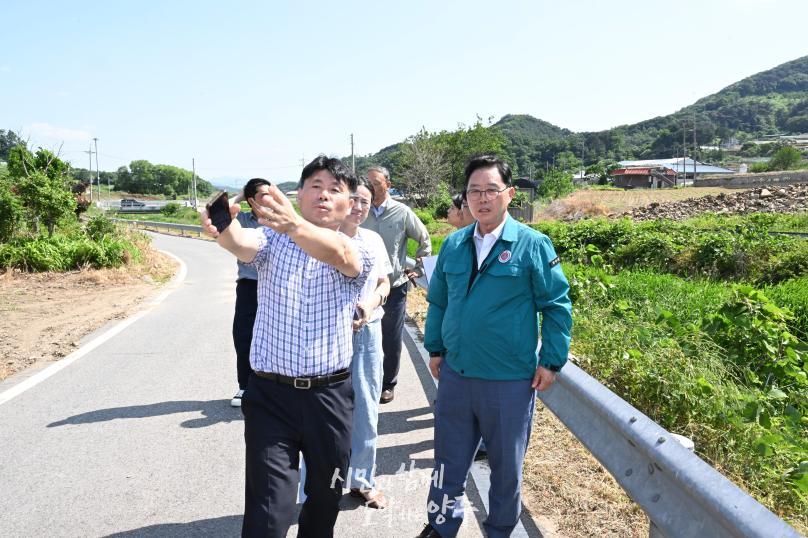 원당천 현장 방문 사진