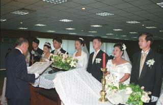 동거부부 합동 결혼식01 의 사진