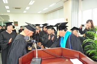 광적노인대학졸업식 의 사진