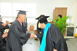 광적노인대학졸업식 의 사진