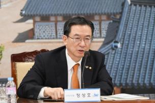 국도비 확보 보고회 의 사진