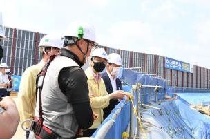 우기철대비 건설현장 안전점검 의 사진