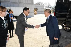 둥잉시 대표단 방문 의 사진