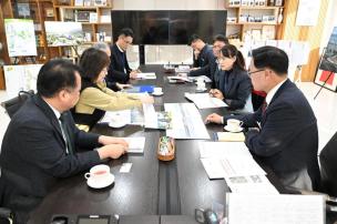 철도공사 부사장 면담 의 사진