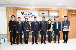 철도공사 부사장 면담 의 사진