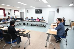 대한노인회 분회장 회의 의 사진