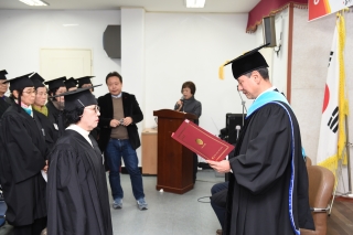  회천지회 노인대학 졸업식 의 사진