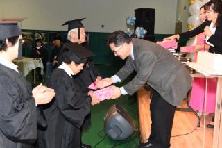 예향경노대학 졸업식 의 사진