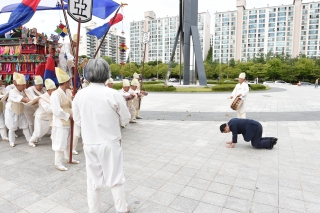 경기도무형문화제 공개행사(상여와회다지소리) 의 사진