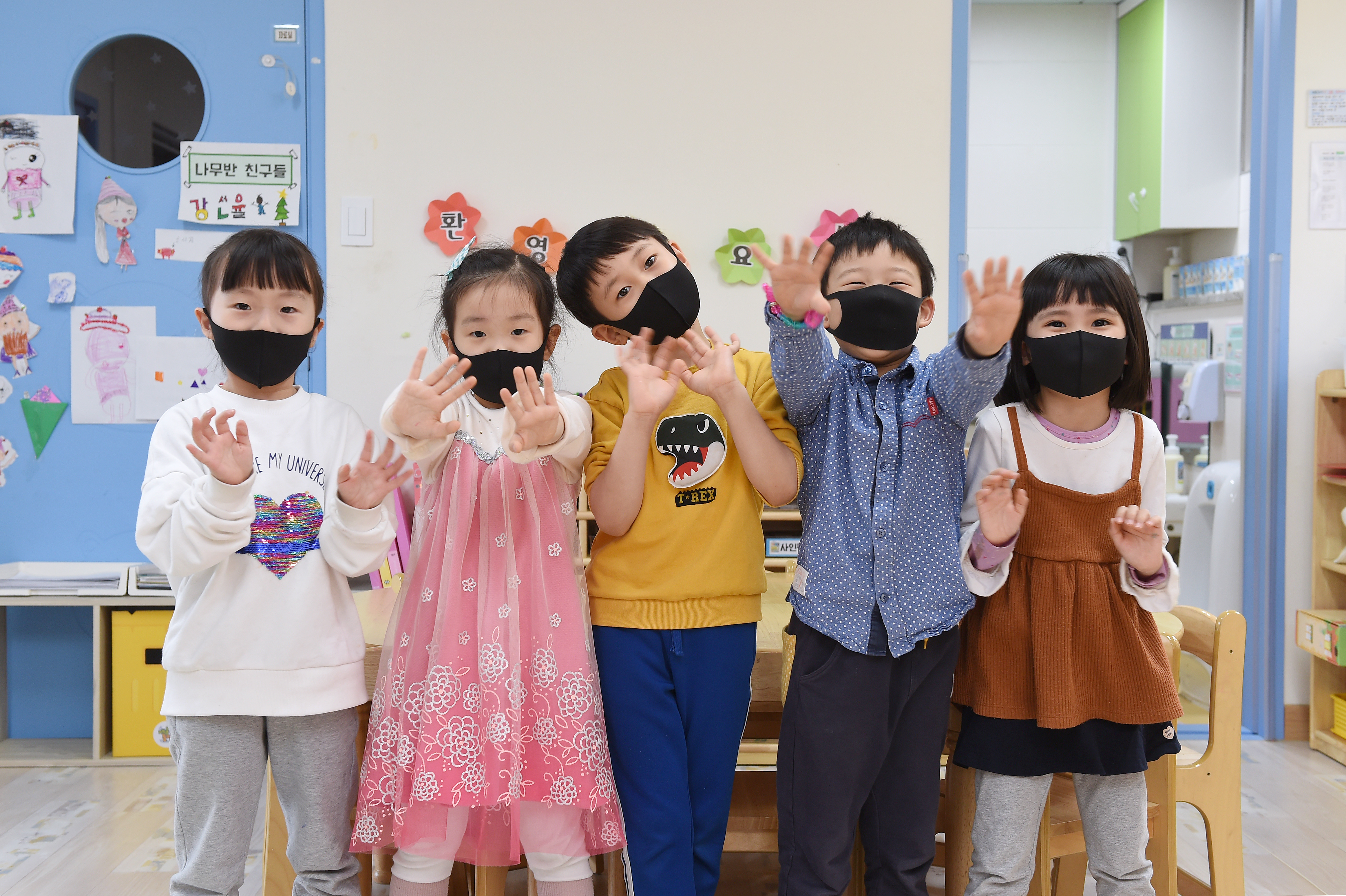 양주시, 어린이집 보육아동·가정양육 아동을 위한 ‘아동용 항균 마스크’배부 이미지