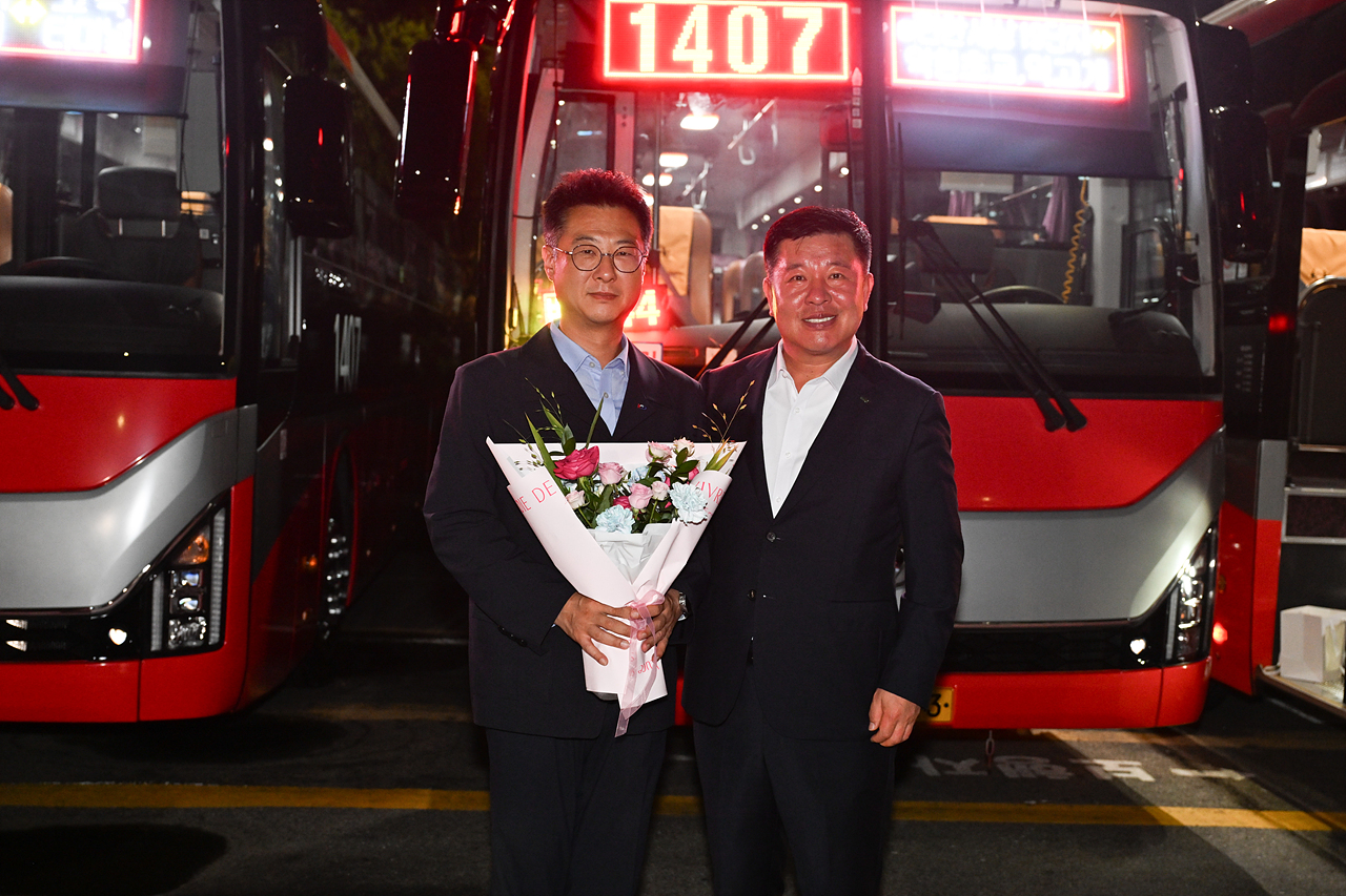 1407번 광역버스 개통식 이미지
