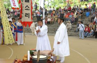 양주별산대정기공연001 의 사진