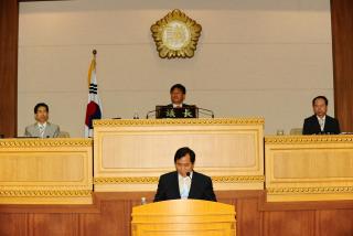 제200회 의회임시회 및 제6대 의회 개원식 의 사진