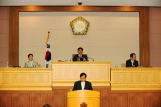 제200회 의회임시회 및 제6대 의회 개원식 의 사진