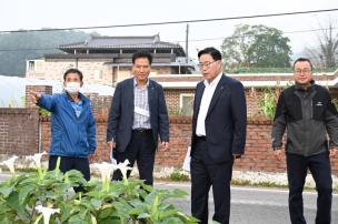 백석읍 주민과의 조찬간담회 의 사진