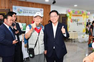 회천노인복지관 경로잔치 의 사진
