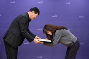 은현면 체육회장 이취임식 의 사진