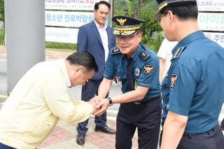 경기북부 경찰청장 방문 의 사진