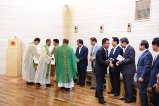 북부시장군수당선자 축하미사 의 사진