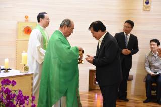 북부시장군수당선자 축하미사 의 사진