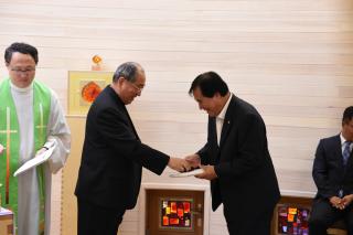 북부시장군수당선자 축하미사 의 사진