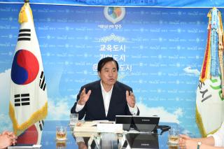 후지에다교류학생 내방 의 사진