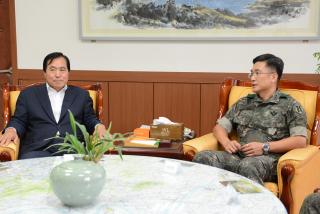 군부대 방문(525기무부대 25사단) 의 사진