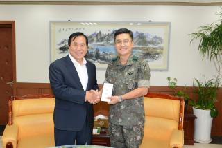 군부대 방문(525기무부대 25사단) 의 사진