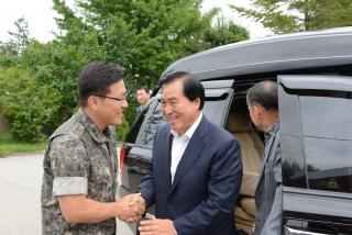 군부대 방문(525기무부대 25사단) 의 사진