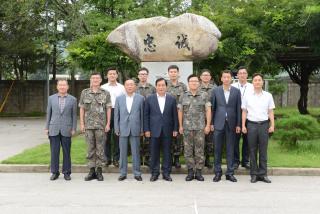 군부대 방문(525기무부대 25사단) 의 사진