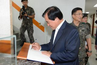 군부대 방문(525기무부대 25사단) 의 사진