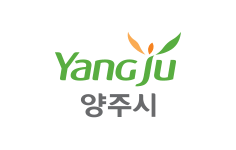 2011년 2월 ~ 현재 시기 이미지 - YanGju로고는 동일한 모양에 회색글씨가 초록색으로 변경되었고 하단의 바탕이 사라지고 회색으로 양주시라고 씀